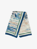 Weekend Max Mara printed square silk scarf 90cm, imported from the UK