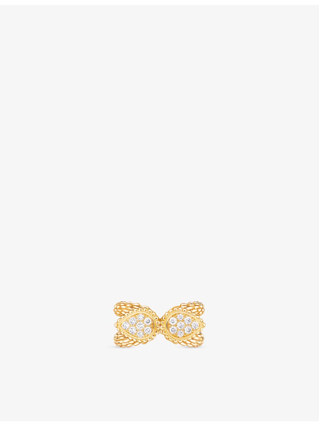 Boucheron Serpent Boheme ring 18ct yellow gold 0.31ct diamond, UK version