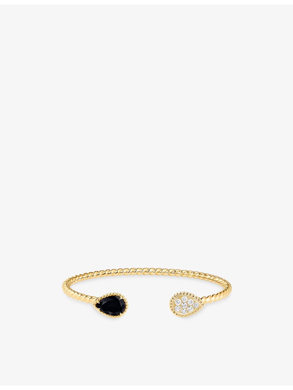 Boucheron Serpent Bohème bracelet with onyx and diamonds, UK version