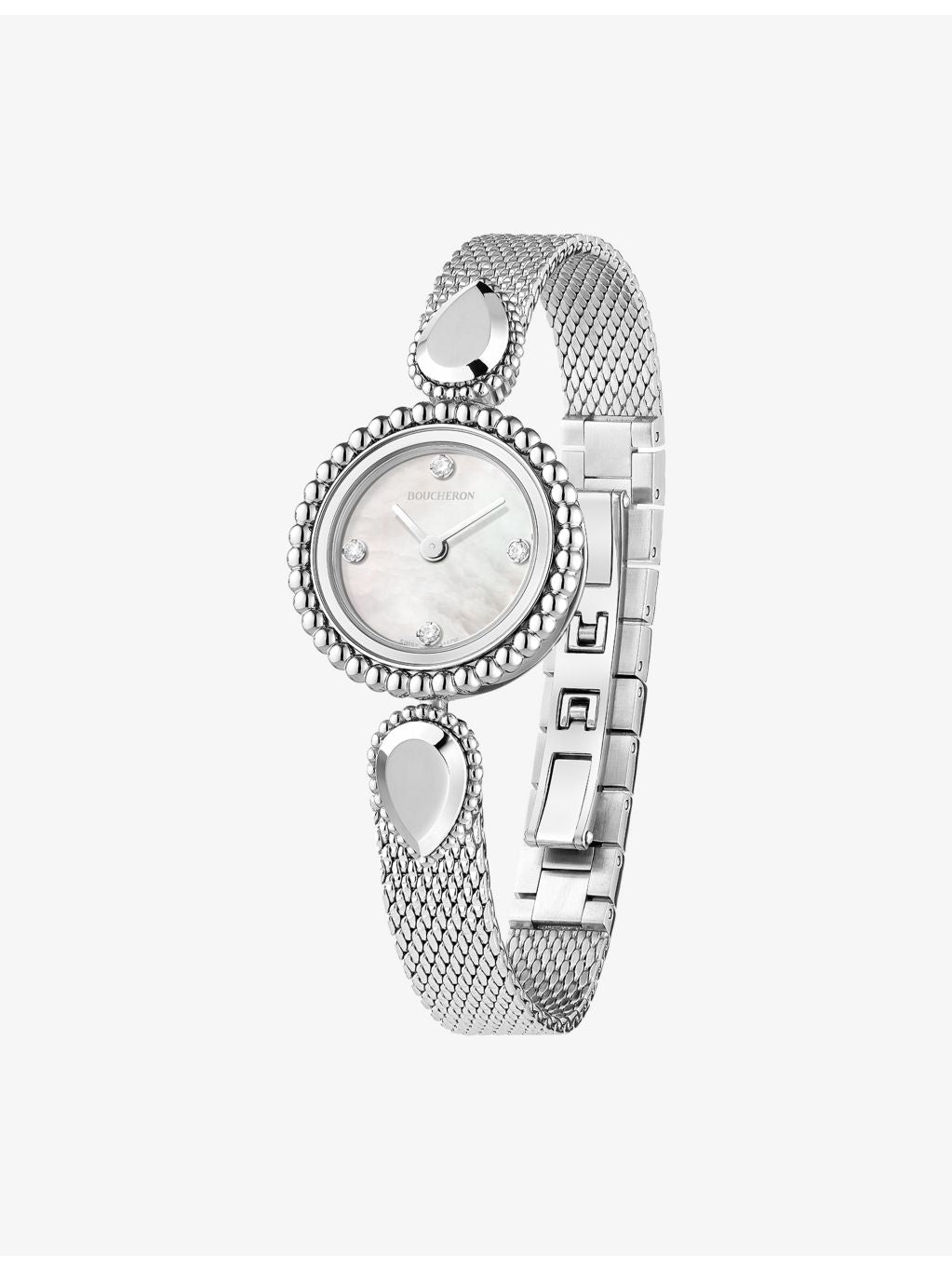 Boucheron Serpent Bohème 23mm watch with diamond and mother-of-pearl - British product
