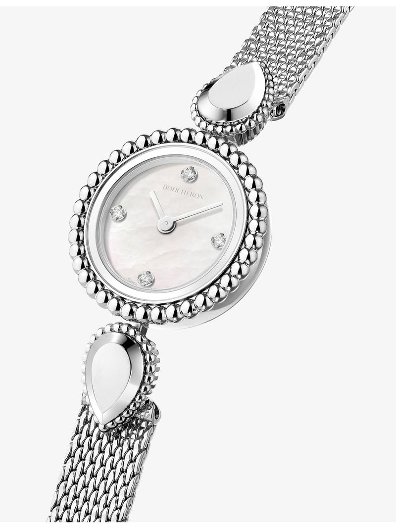 Boucheron Serpent Bohème 23mm watch with diamond and mother-of-pearl - British product