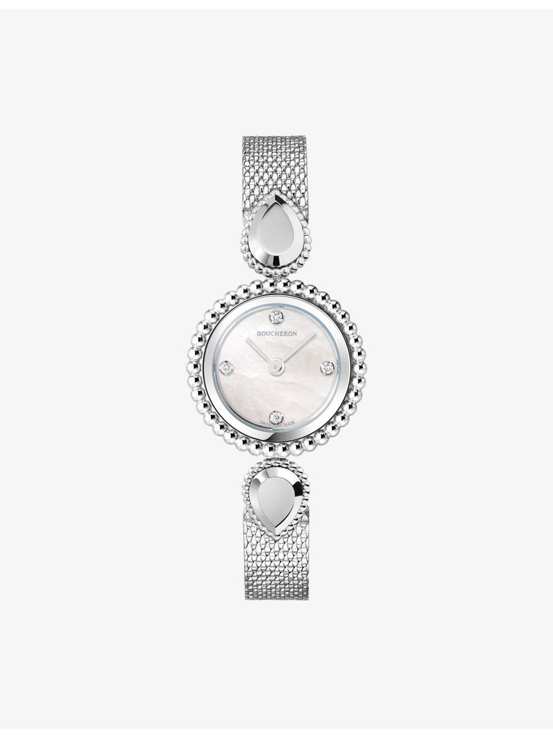 Boucheron Serpent Bohème 23mm watch with diamond and mother-of-pearl - British product