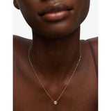 Monica Vinader Siren solitaire necklace 0.5ct lab-grown diamond 14ct yellow gold, UK version
