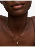 Monica Vinader Siren solitaire necklace 0.5ct lab-grown diamond 14ct yellow gold, UK version