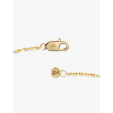 Monica Vinader Siren solitaire necklace 0.5ct lab-grown diamond 14ct yellow gold, UK version