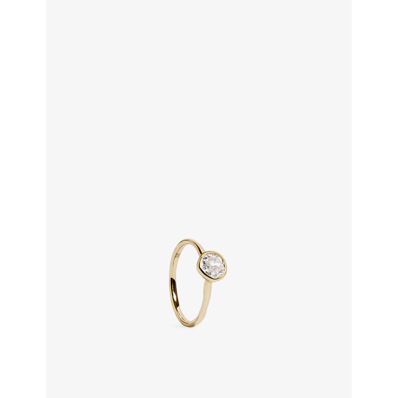 MV Siren™ Solitaire 0.5ct Lab-Grown Diamond 14ct Yellow Gold Ring - K