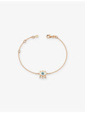 La Maison Couture evil eye bracelet 14ct rose gold diamonds, UK version