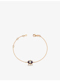 La Maison Couture evil eye rose-gold diamond bracelet, imported from the UK