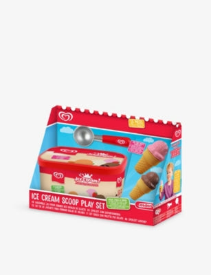 Casdon Walls ice cream scoop playset with tub and cones (British brand)