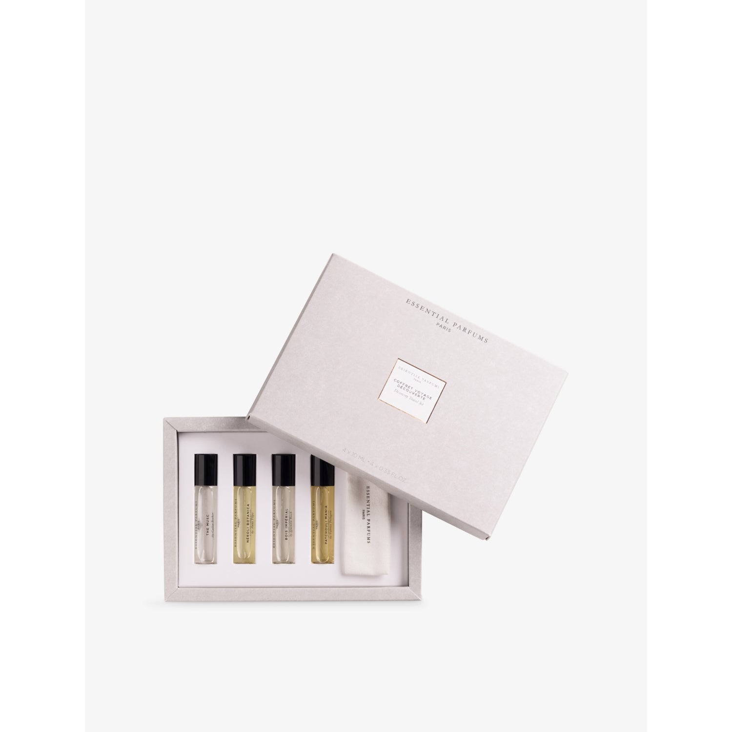 Essential Parfums Discovery fragrance gift set 4 x 10ml, UK version