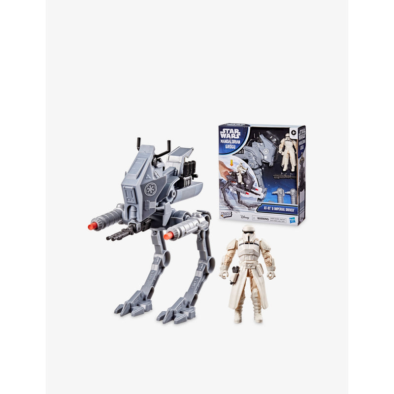 Star Wars Mandalorian AT-RT Imperial Driver playset with action figure - British product