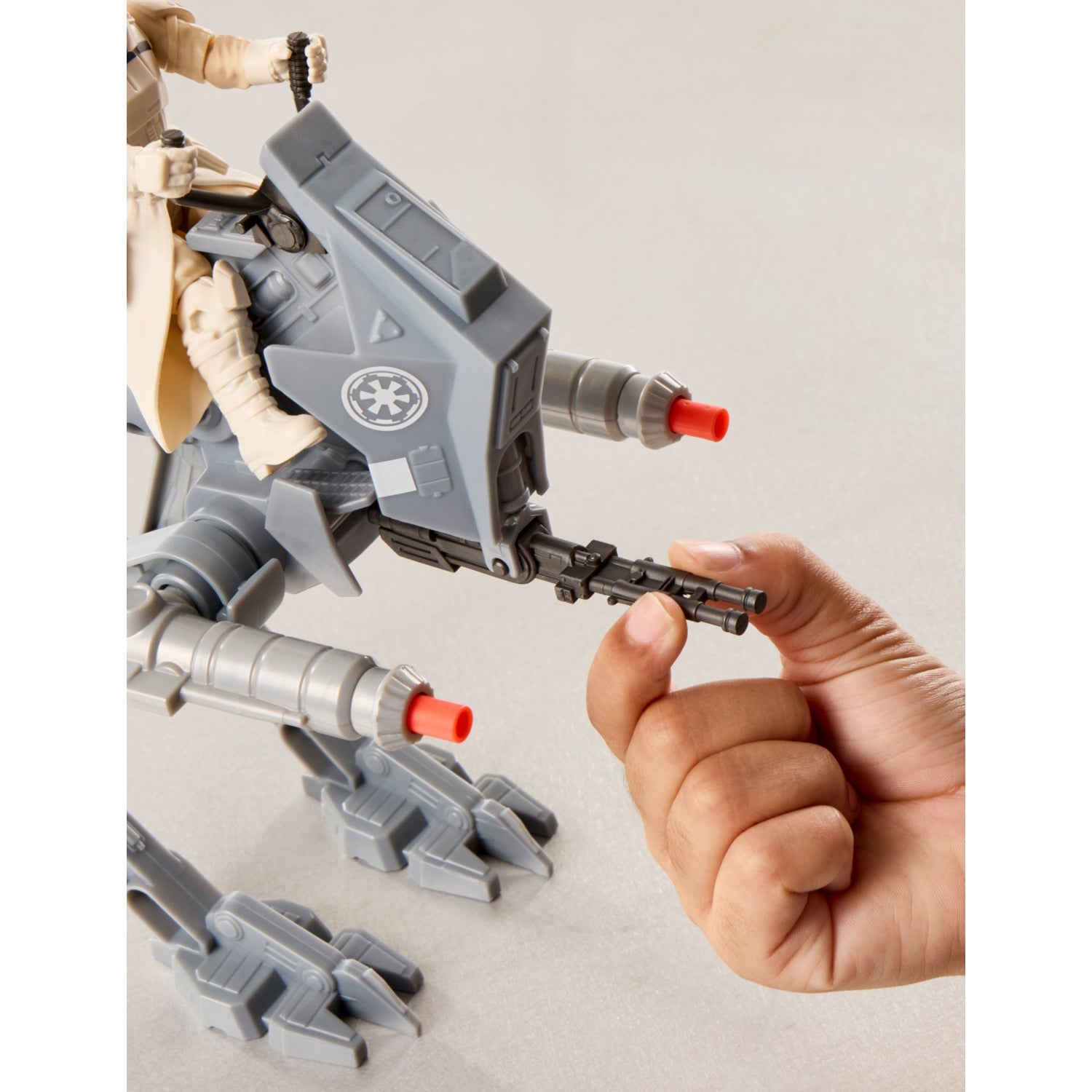 Star Wars Mandalorian AT-RT Imperial Driver playset with action figure - British product