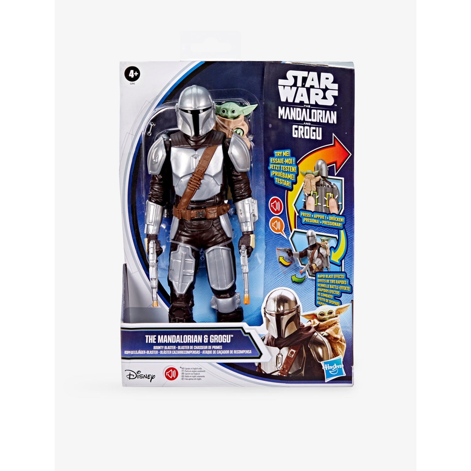 Star Wars The Mandalorian action figure 28cm with Grogu - British product