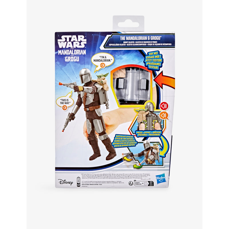 Star Wars The Mandalorian action figure 28cm with Grogu - British product