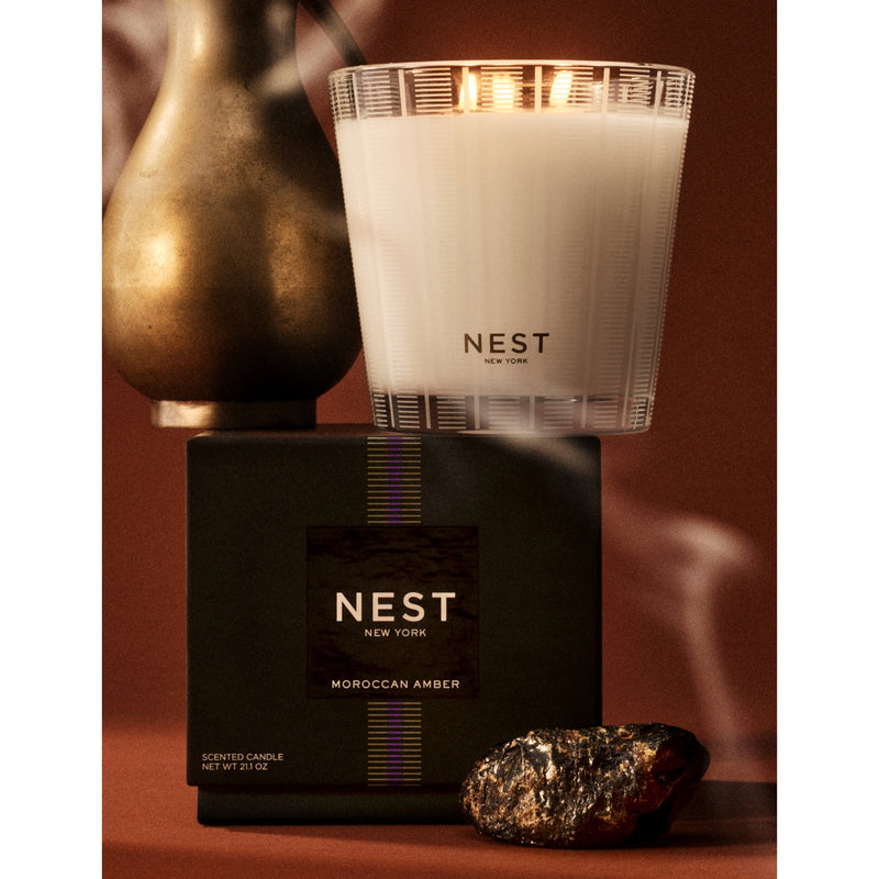 NEST New York Moroccan Amber three-wick scented candle 600g (British brand)