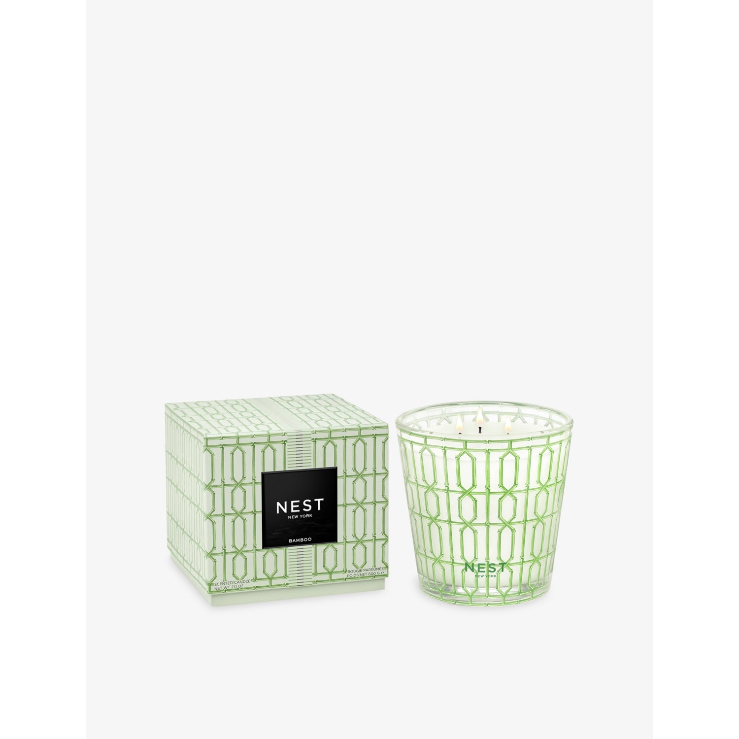 NEST New York bamboo three-wick scented candle 600g, UK version