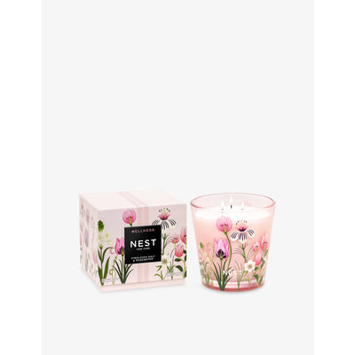 selfridges NEST New York Himalayan Salt & Rosewater Three-Wick Scented Candle 600g- Buy online at McGrocer
