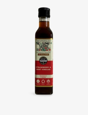 Womersley Foods strawberry and mint vinegar 250ml, imported from the UK