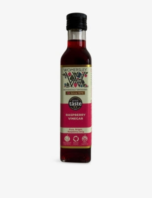 Womersley raspberry and apache chilli vinegar 250ml, UK version