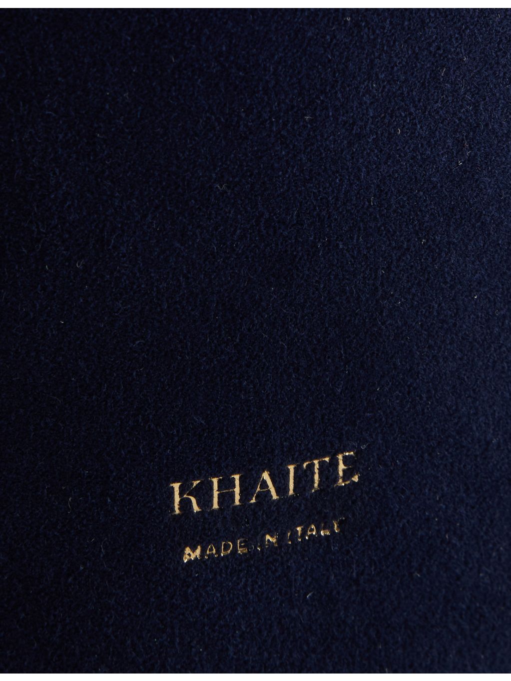 KHAITE Lotus Mini Suede Tote Bag made in Italy - British product