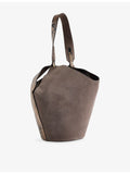 KHAITE Lotus small tote with snakeskin print, UK version