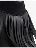 KHAITE Nano Lotus fringe leather tote bag, UK version