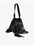 KHAITE Nano Lotus fringe leather tote bag, UK version