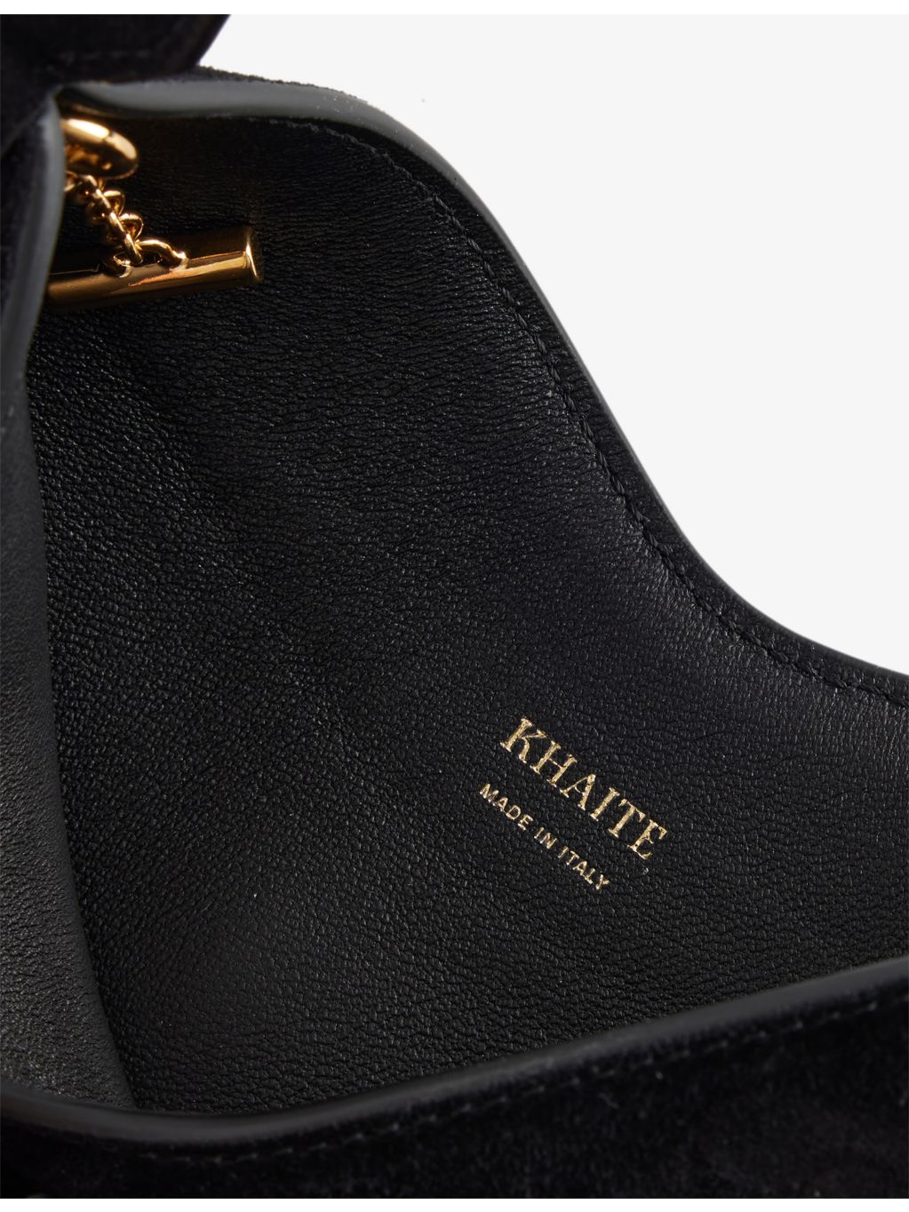 KHAITE Nano Lotus fringe leather tote bag, UK version