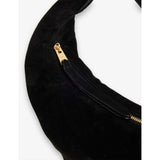 KHAITE Olivia mini suede hobo bag with single handle, UK version