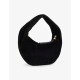 KHAITE Olivia mini suede hobo bag with single handle, UK version