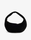 KHAITE Olivia mini suede hobo bag with single handle, UK version