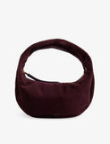 KHAITE Olivia mini suede hobo bag with single handle, UK version