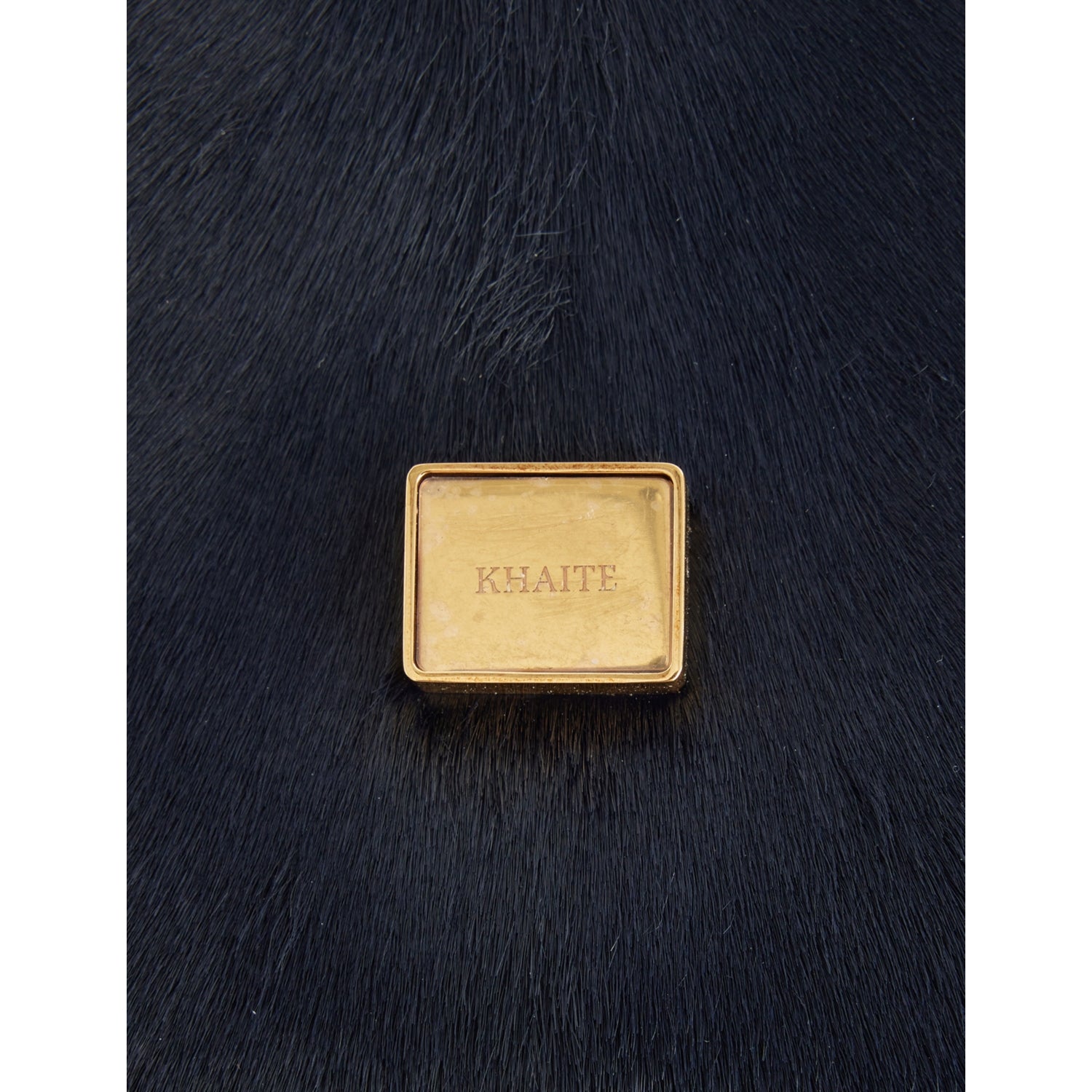 KHAITE Audrey pony hair leather clutch, imported from the UK