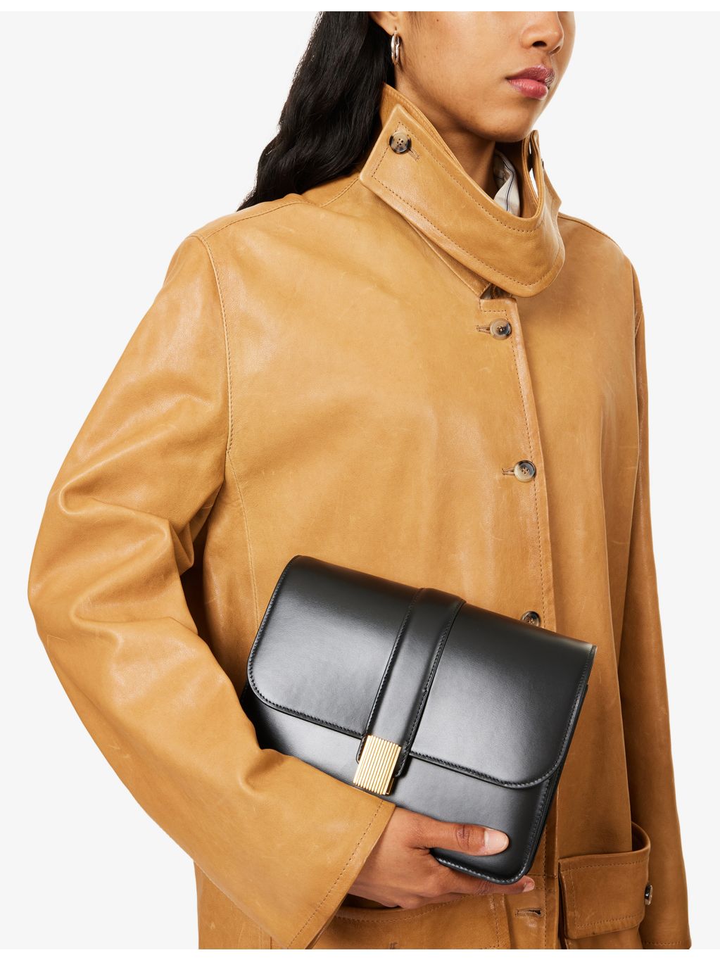 KHAITE Blake leather cross-body bag (British brand)