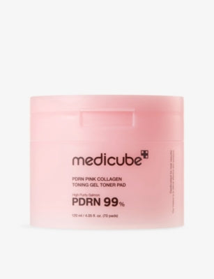 Medicube PDRN Pink Collagen Gel Toner Pad 70 pads 120ml, UK version