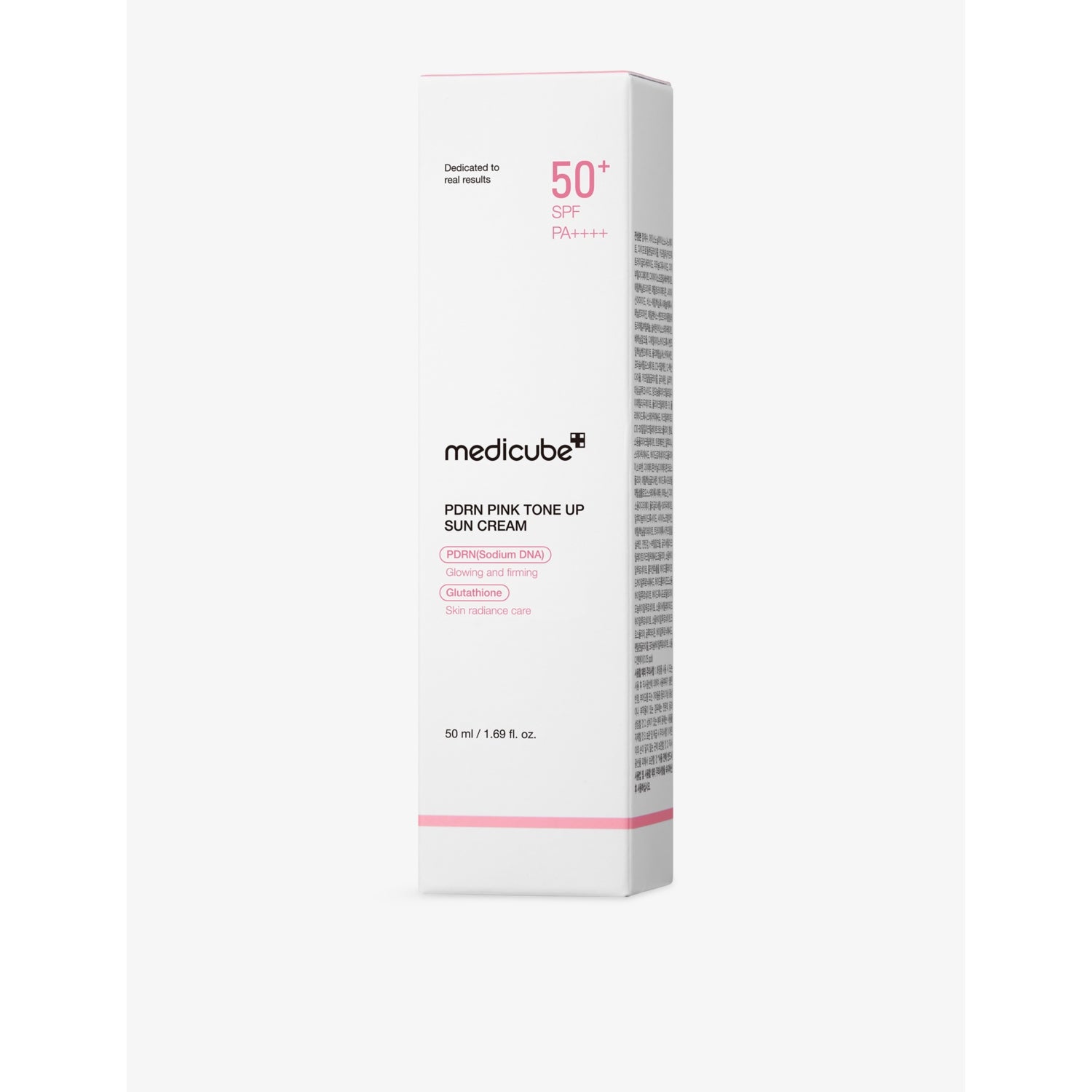 Medicube PDRN Pink Tone Up Sun Cream 50ml, imported from the UK