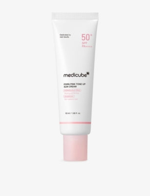 Medicube PDRN Pink Tone Up Sun Cream 50ml, imported from the UK