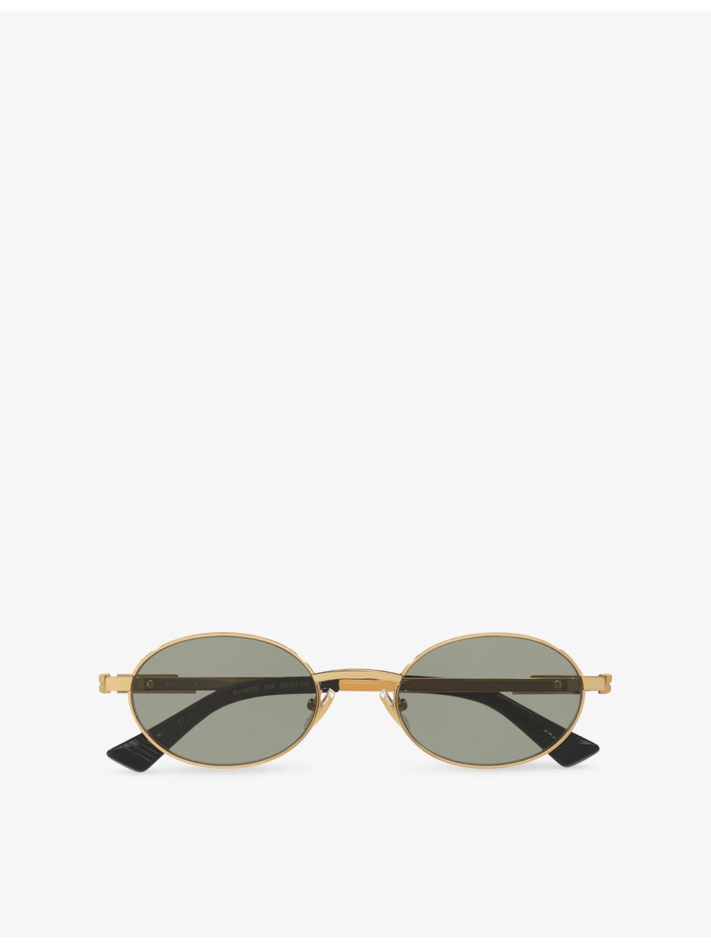 Bottega Veneta round-frame metal sunglasses BV1470S, UK version