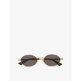 Bottega Veneta BV1470S round-frame metal sunglasses 52mm, UK version