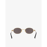 Bottega Veneta BV1470S round-frame metal sunglasses 52mm, UK version