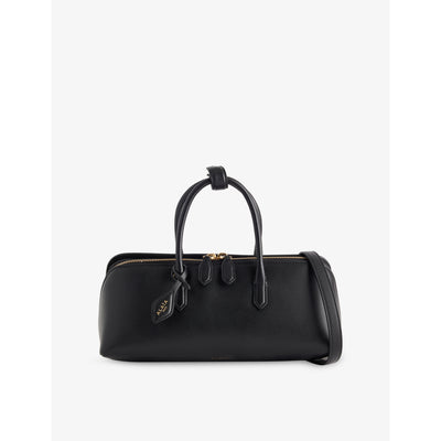 selfridges Alaïa Delta Small Leather Top-Handle Bag- Buy online at McGrocer
