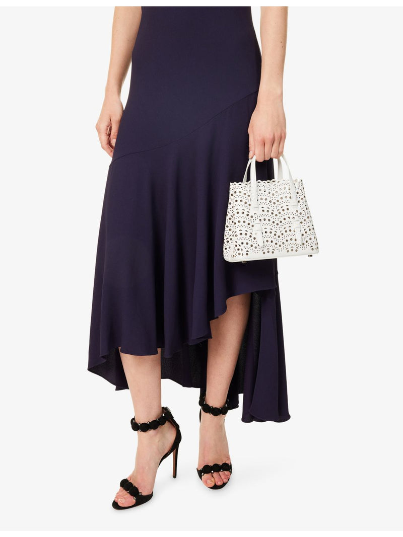 Alaïa Mina 20 laser-cut leather handbag - British product