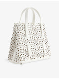 Alaïa Mina 20 laser-cut leather handbag - British product
