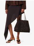Alaia Mina 37 suede handbag, UK version
