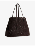 Alaia Mina 37 suede handbag, UK version