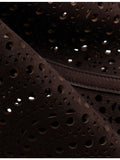 Alaia Mina 37 suede handbag, UK version