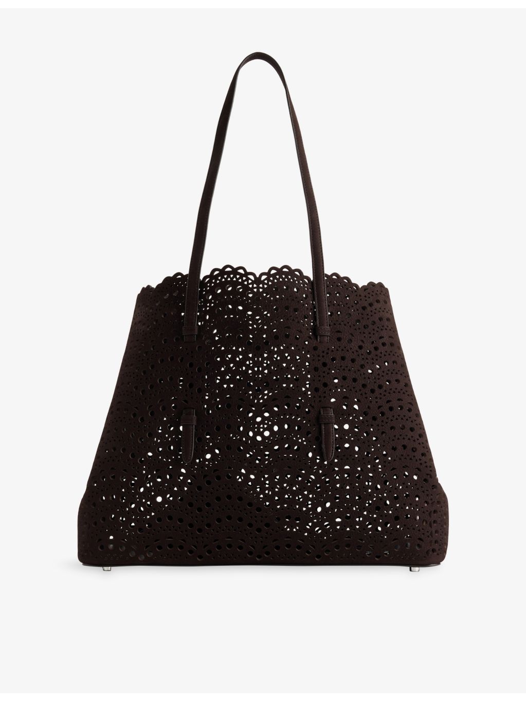 Alaia Mina 37 suede handbag, UK version