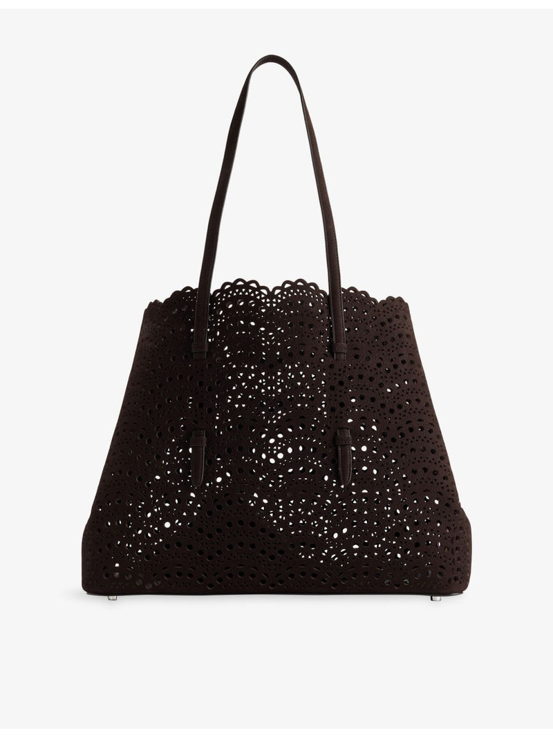Alaia Mina 37 suede handbag, UK version