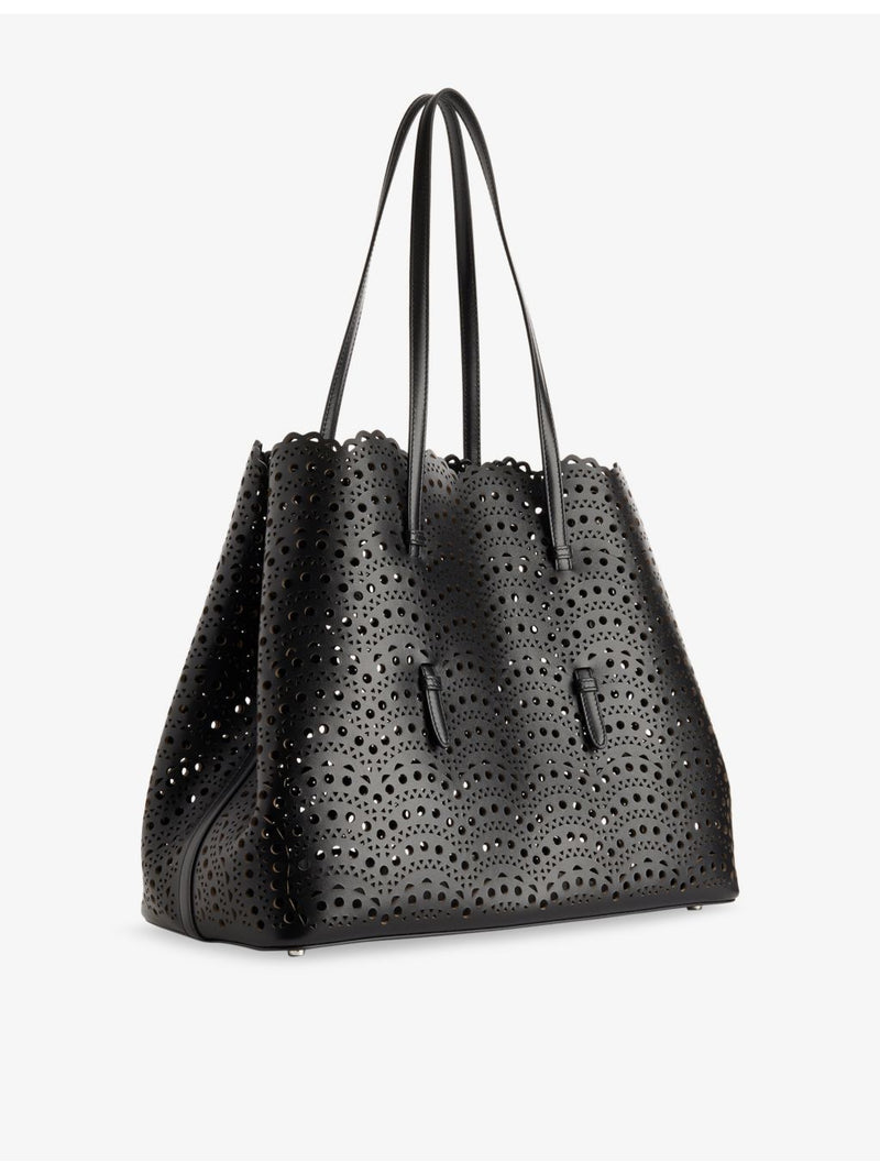 Alaïa Mina 37 leather shoulder bag - British product