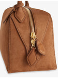 Alaïa small structured suede shoulder bag (British brand)